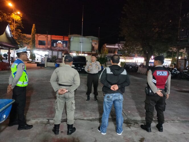 
 Jelang Ramadhan Aparat Gabungan Tualang Gelar Patroli