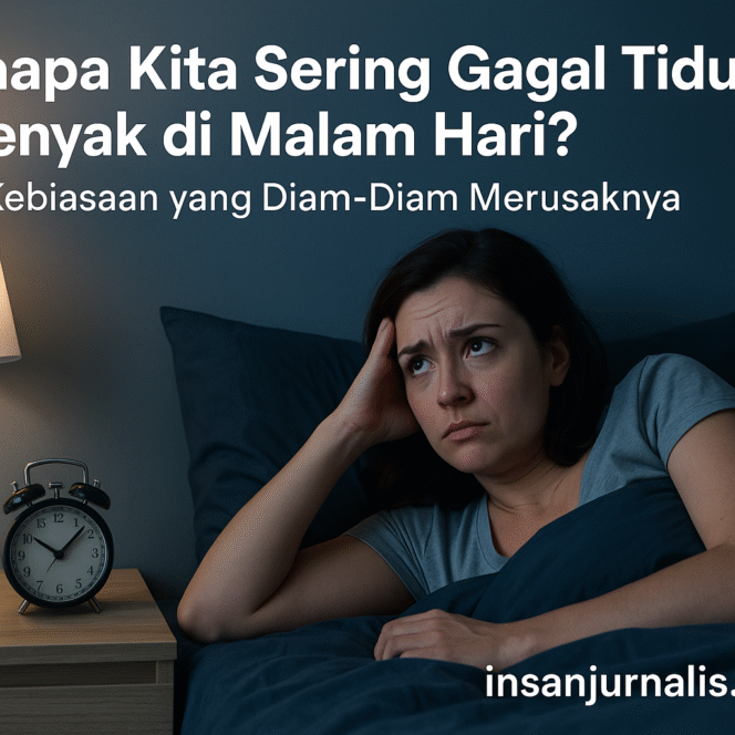 
 Kenapa Kita Sering Gagal Tidur Nyenyak di Malam Hari? Ini 5 Kebiasaan yang Diam-Diam Merusaknya
