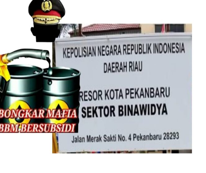 
 Terbongkar!!! Diduga Oknum polisi aktif BINAWIDYA Kendalikan Penimbunan BBM Bersubsidi